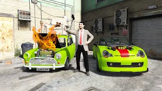 Mr.Bean's Mini Cooper Into Super God Car In GTA 5