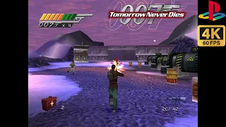 007: Tomorrow Never Dies ( 1999 ) - PS1 [ 4K Gameplay ]