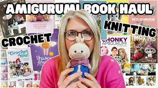 The ULTIMATE CROCHET + KNITTING AMIGURUMI Book Haul | (i bought every book on my AMAZON WISH LIST)