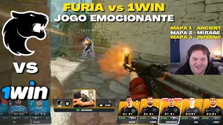 FURIA vs 1WIN (Jogo Completo) CCT Season 2 Europe Series 3