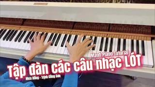 🎵 Mạnh Piano | Tập ĐỆM LÓT dễ mà hiệu quả nhất | Piano Tutorial MƯA HỒNG Trịnh Công Sơn phần I