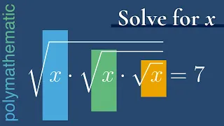 The Root of the Problem: Solving a Nested Square Root Equation by Applying Exponent Rules