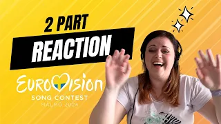 REAZIONI ALLE CANZONI DELL' | EUROVISION 2024 | PART 2