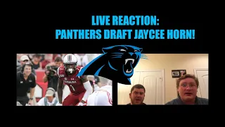 LIVE REACTION: Carolina Panthers Draft Jaycee Horn! (2021 NFL Draft: Round One)