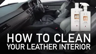 How to clean your leather interior - Autoglym Leather Cleaner / Care Balm