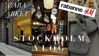 STOCKHOLM VLOG. ШОПИНГ. RABANNE H&M. ARKET. ZARA 🤍