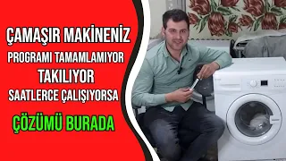 Çamaşır Makinesi Programı Bitirmiyor - Takılıyor Diyorsanız Mutlaka Bunları Deneyin