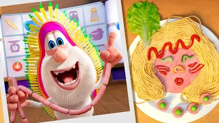 Booba - Funny Faces 😋 Food Puzzle - Cartoon for kids Kedoo ToonsTV