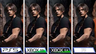 Resident Evil 4 Remake | Xbox Series S/X - PS5 - PC | Final Graphics Comparison | Analista De Bits