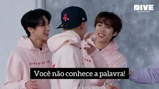 Leg (pt-br) HWAITING S2 E1 | WayV, The Boyz, BM, JUNNY e Ashley se enfrentam no jogo do pedômetro