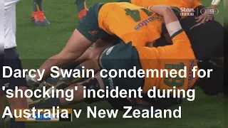 Darcy Swain condemned for 'shocking' incident during Australia v New Zealand