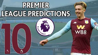 Premier League Score Predictions Week 10 2019/20 Season
