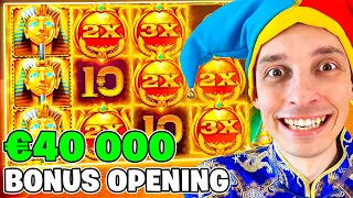 MASSIVE WIN on FORTUNE OF GIZA! Big €40 000 Bonus Opening with mrBigSpin