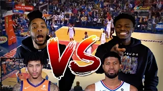 J.Jones AND PAUL GEORGE VS Tre Good AND KELLY OUBRE?!! | Posterizing Dunk Reaction!