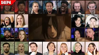 Attack on Titan Season 4 Episode 4 Reaction Mashup | 進撃の巨人