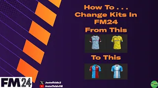 How To Change 2D & 3D Kits In FM24 | Kit Basher | Fixed | #FM24 #fixed