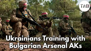 Ukrainians Training with Bulgarian Arsenal AKs