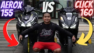 Honda Click 160 vs. Yamaha Aerox 155