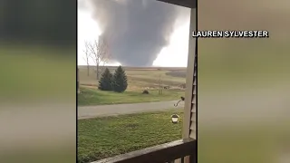 CAUGHT ON CAMERA | Tornado passes by in Iowa