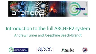 ARCHER2: Introduction to the full ARCHER2 system