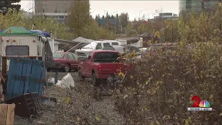 Municipality of Anchorage installs gate at Cuddy Park encampment, distressing some living there