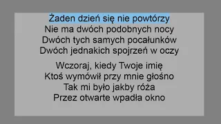 Nic dwa razy - sanah ( W. Szymborska) - podkład, karaoke