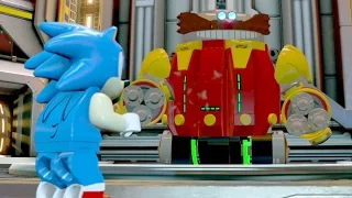 Sonic The Hedgehog Defeat Robot Egg Man Boss Fight LEGO Dimensions 4k UHD 2160p