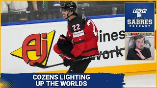 Dylan Cozens lighting up the Worlds + Jack Quinn critical to the Sabres core