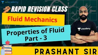 Properties of Fluid - 3 | Fluid Mechanics | Prashant sir