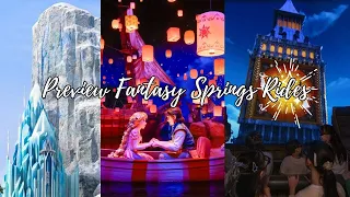 Fantasy Springs Ride SPOILERS & Review | Tokyo DisneySea | Frozen Ride | Rapunzel's Lantern Festival
