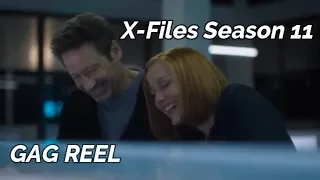 X-Files Season 11 GAG REEL/BLOOPERS