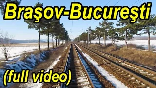 Brasov - Bucuresti cu trenul - editia de iarna - full winter trip-train ride-Zugfahrt