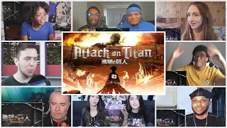 Fire up! 10+ Reactors! Attack on Titan All Openings 1-5 Reaction Mashup