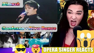 DIMASH - Confessa+The Diva Dance | Opera Singer Reacts LIVE