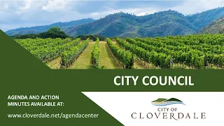 Cloverdale City Council - January 26, 2022