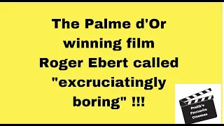 Cannes Palmes d'Or Winners : My Top 20 Movies Episode #84 #Cannes2023 #PalmeD'or #RogerEbert