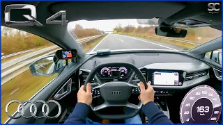 2021 Audi Q4 e-tron - Autobahn Top Speed Drive POV