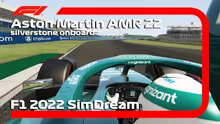 Aston Martin AMR22 F1 2022 Assetto Corsa simdream Silverstone OnBoard