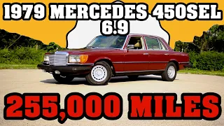 255,000 Mile 1979 Mercedes 450SEL 6.9 W116 High Mileage Review