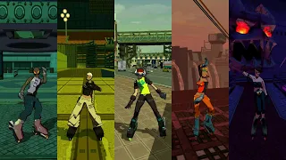 Jet Set Radio Future Character Idle Dances