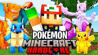 100 Players Simulate Pokémon in Minecraft...