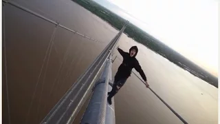 Humber Bridge Hull Climbing , englands Tallest Bridge