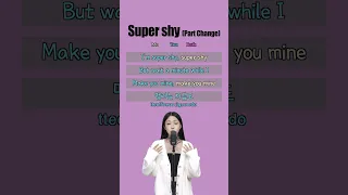 NewJeans (뉴진스) - Super Shy (Part Change) | Singing Duet Challenge 🎤 | Sing with me #shorts