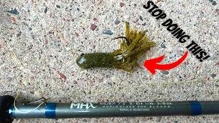 90% Of Anglers Fish A Tube Jig Wrong!  Try These Retrieves!