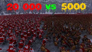 Ultimate Epic Battle Simulator - Spartan (5000) vs Santa (20 000)