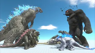 Epic Battle Legendary Godzilla Squad VS Dark Kong Monster