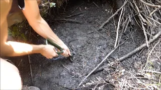 Wasser finden in ausgetrocknetem Bachbett? Hier ein bewährter Trick!