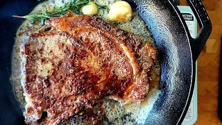 The Perfect WELL- DONE Butter-Basted Steak