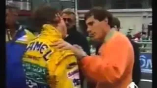 Video Completo Senna Discutindo Com Schumacher França 1992