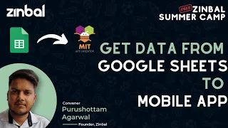 Get Data from Google Sheets to Mobile App | MIT App Inventor